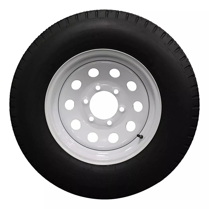 (Set of 4) Antego Tire and Wheel  225/75D15 Highway Terrain Assembly  Optimized for High Load Performance, 15.0-Inch Rim, Load 113.0, Speed M | A15604510096208ST22575D15-B4