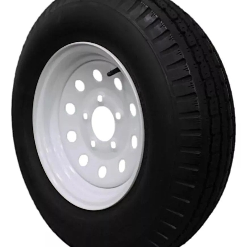 (Single Assembly) Antego Tire and Wheel Heavy-Duty 185/80D13 Highway Terrain  8-Ply-Ply, 13.0-Inch Wheel, Designed for Secure & Stable Towing | A130454500096206ST18580D13