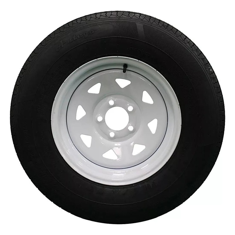 (Single Assembly) Antego Tire and Wheel Heavy-Duty 225/75R15 Highway Terrain  10-Ply-Ply, 15.0-Inch Wheel, Designed for Secure & Stable Towing | A15604500116110ST22575R15