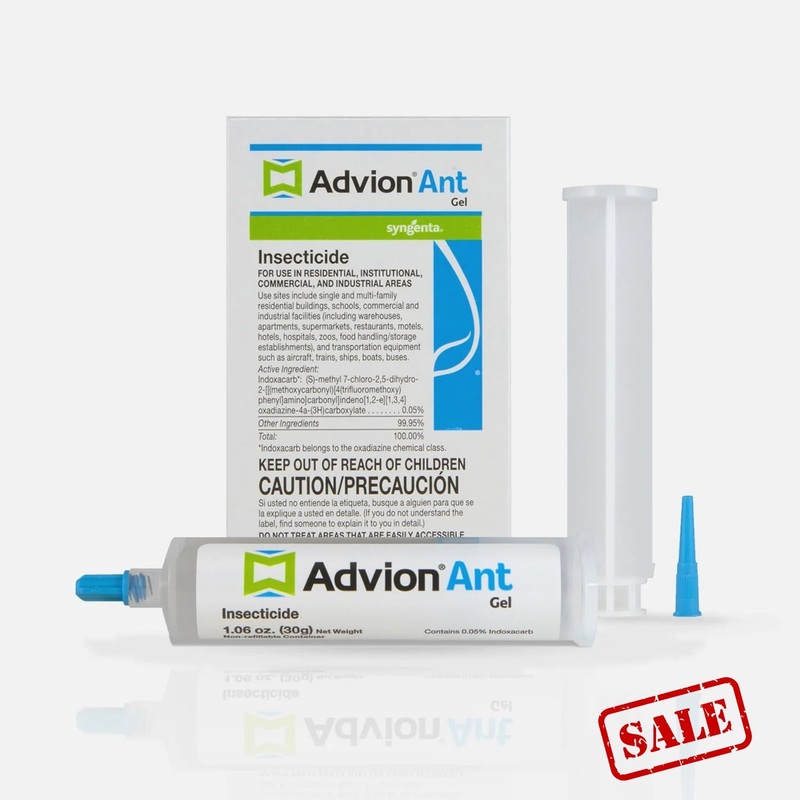 Advion Ant Gel Bait, 1 30-Gram Tube, 1 Plunger and 1 Tip, Effective Bait, Formulated with 0.05% Indoxacarb, Indoor and Outdoor Use, Killer Gel for Control of Most Major Ant Species