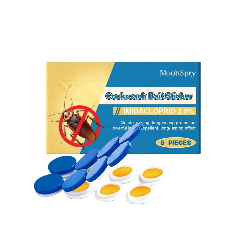 Cockroach Bait Sticker|8 pieces
