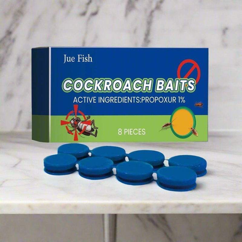 Cockroach Killing Baits  – 8 Pieces | Fast & Effective Roach Control