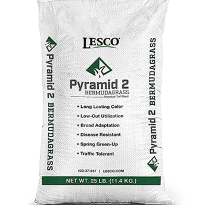LESCO Pyramid 2 Bermuda Grass Seed (Coated) 25 lb.