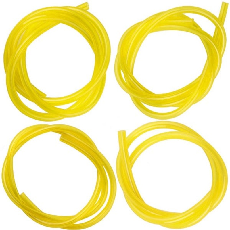 4 Sizes 4-Ft-Each Clear Fuel Line for 2-Stroke Small Engine Stihl Poulan Chainsaw Weedeater Trimmer Leaf Blower I.D.xO.D. 3/32 x 3/16 1/8 x 3/16 inch