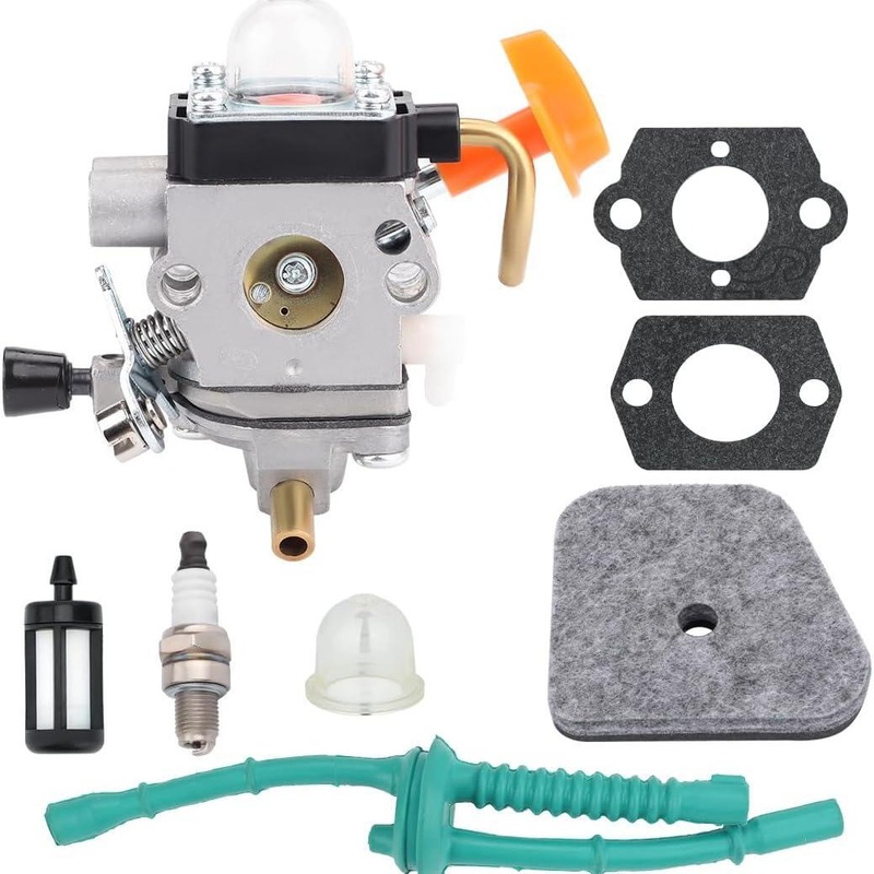 Hipa FS90R Carburetor Kit for Stihl FS 90R FS90 FS87 FS87R FS100 FS110 FS110R String Trimmer Brushcutter Replace 4180-120-0608 C1Q-S174
