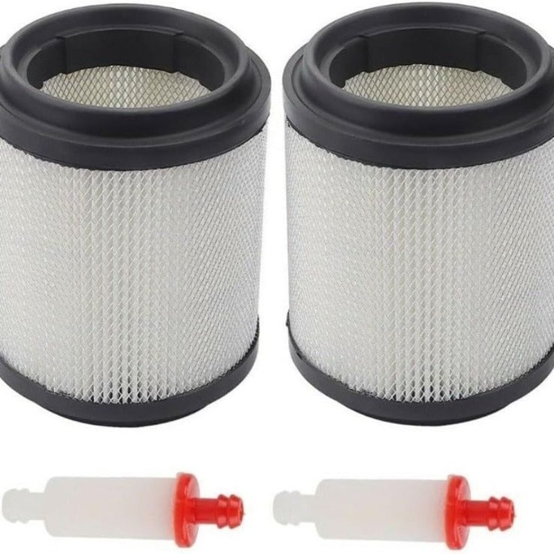 (2 PACK) 7080369 Air Filter For Polaris ATV 350L 400L, Big boss 250 4X4, 300 4×6 with Fuel Filters