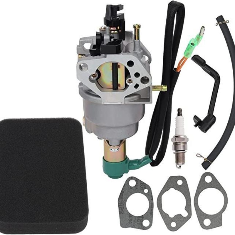 Hipa Carburetor w Air Fitler Tune Up Kit For Honda GX390 5000-8000 Watt 389cc 420cc Portable generator with Manual Choke