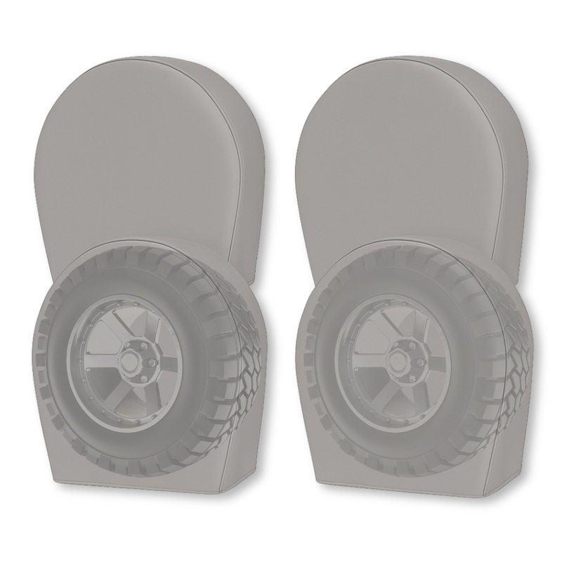 Deluxe tire/wheel covers fits tire 36.5- 41 dia. for RV’s, Travel Trailers, Toy Haulers, 5th wheel trailers, Truck, Van, SUV (Set of 4)