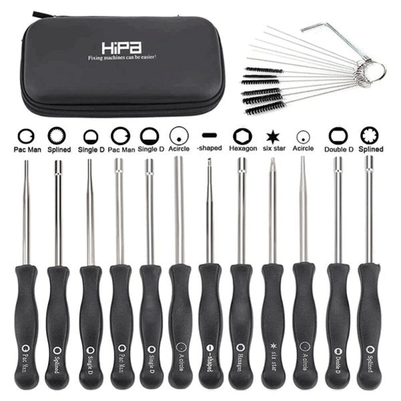 Hipa 2-Cycle Engine Carburetor Adjustment Tool Kit for Chainsaw Blower Weed Trimmer Hedge Edger Polesaw Stihl Ryobi Echo Husqvarna Craftsman 12-Pack